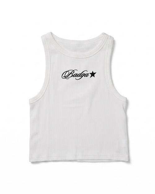 Badga Tank White - BADGALLERY