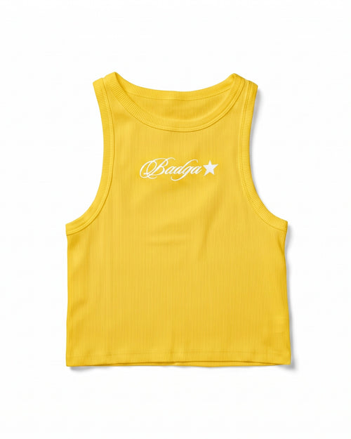 Badga Tank Yellow - BADGALLERY